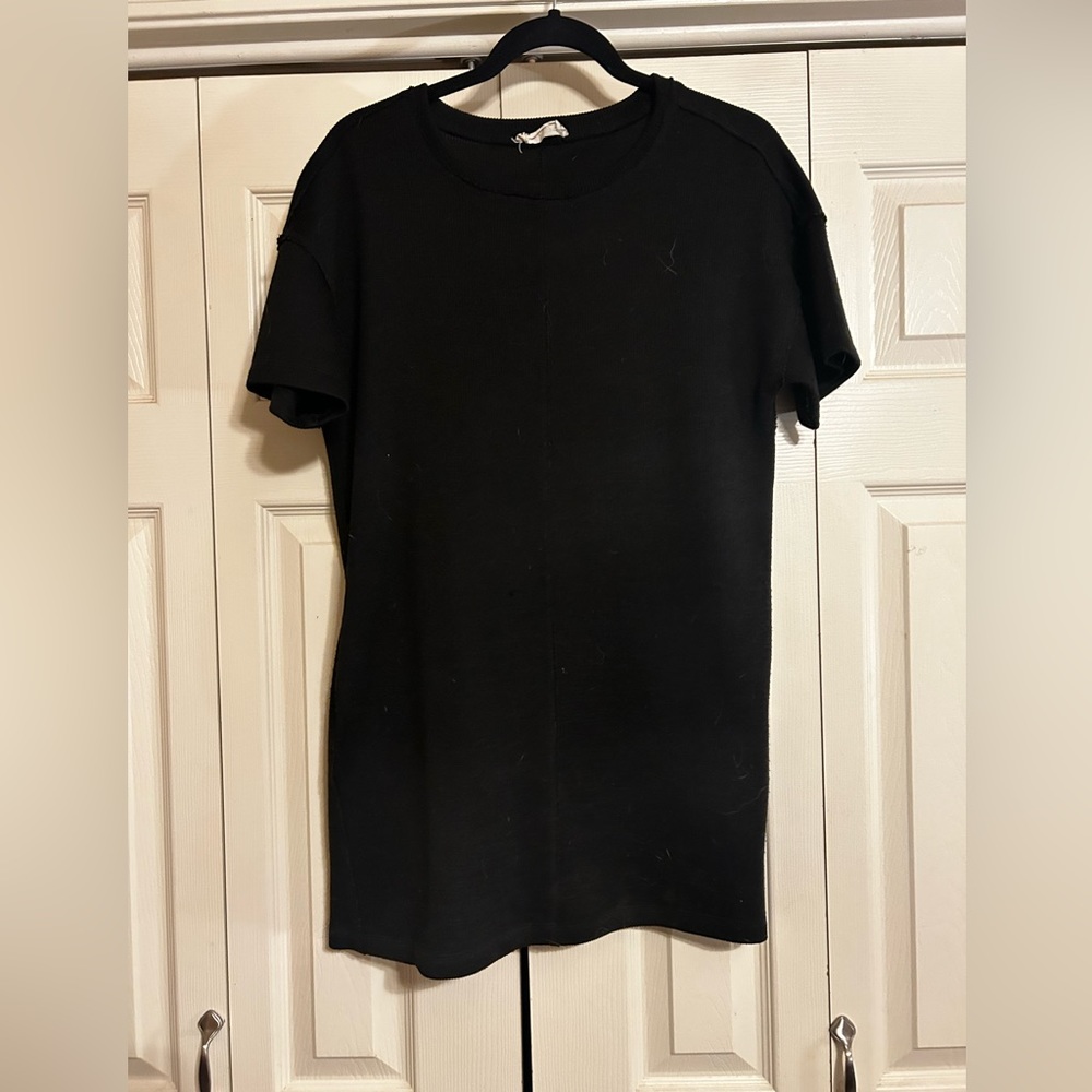 My favorite black t-shirt dress